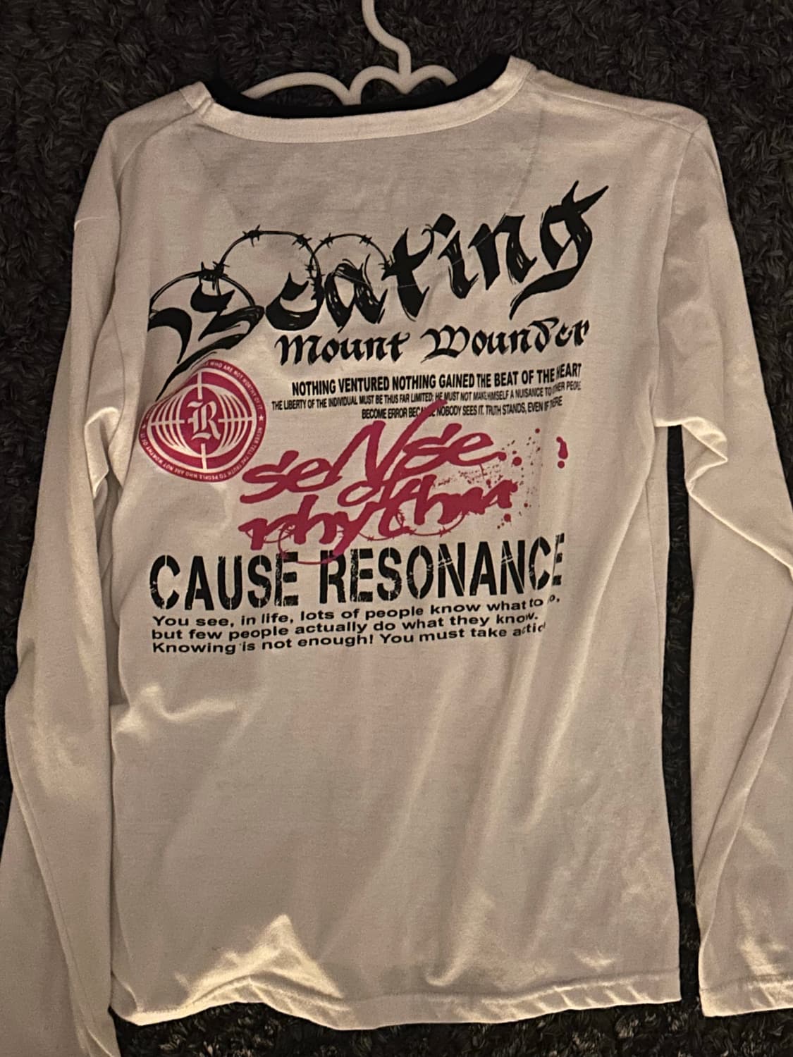 펑크 상의 롱슬리브 판매합니다 상품이미지2