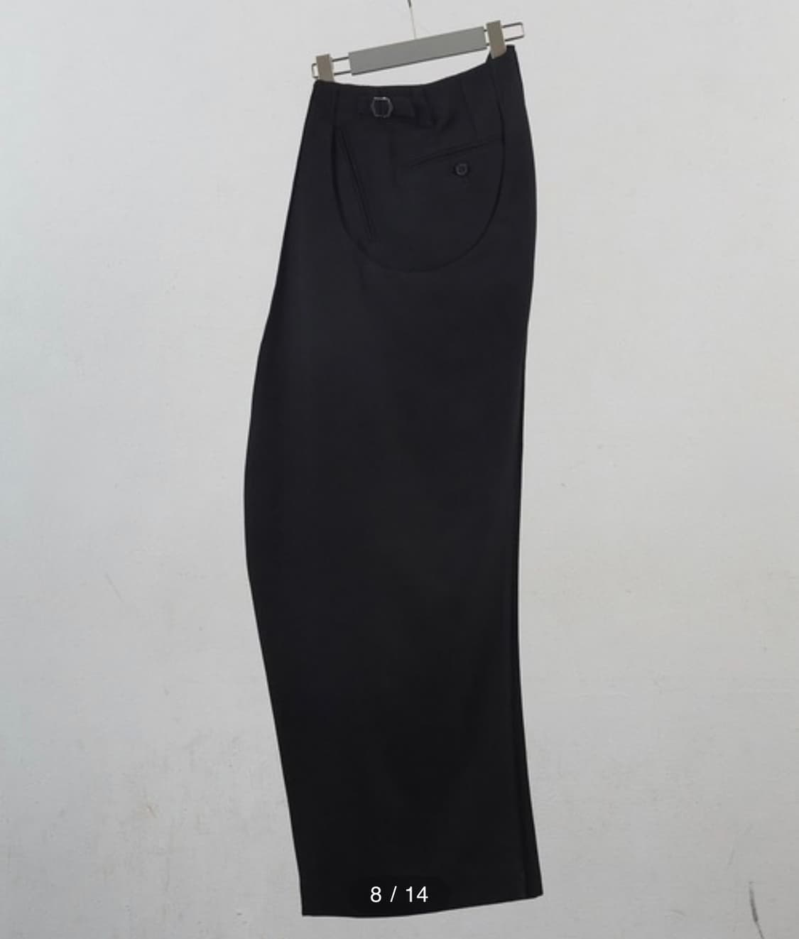 NVRFRGT네버포겟 커브드 트라우저 상품이미지6