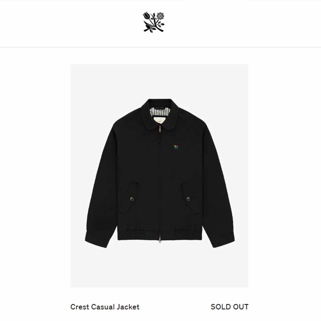 에임레온도르 크레스트 드리즐러 골프 자켓 블랙 aime leon dore 상품이미지3