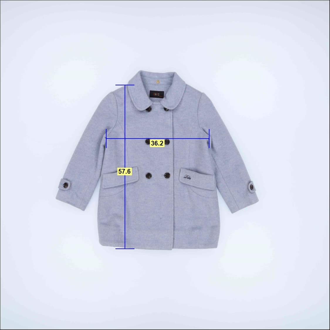 [120/7Y] 닥스 키즈여성 더블 코트 1210H1 상품이미지8