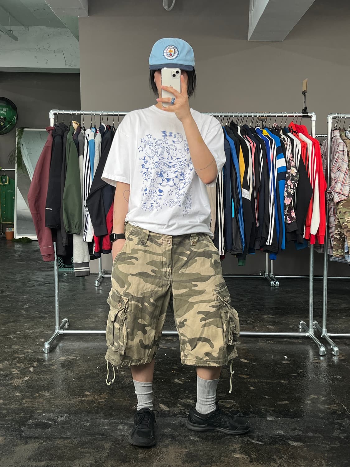 아베크롬비 카모플라주 카고 하프팬츠  상품이미지1