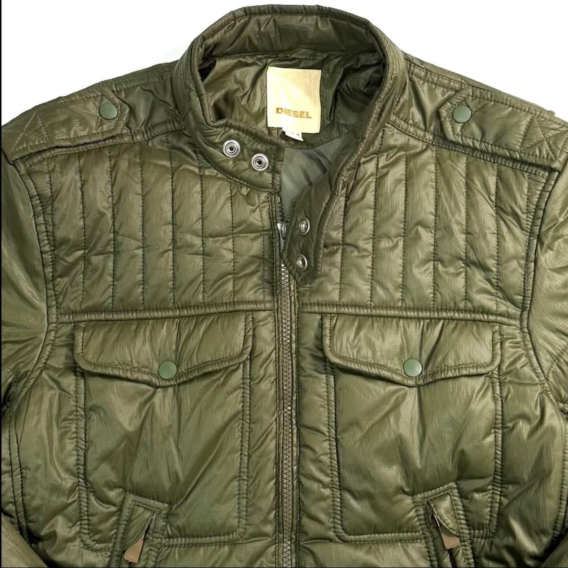 디젤 카키 바이커 자켓 상품이미지2