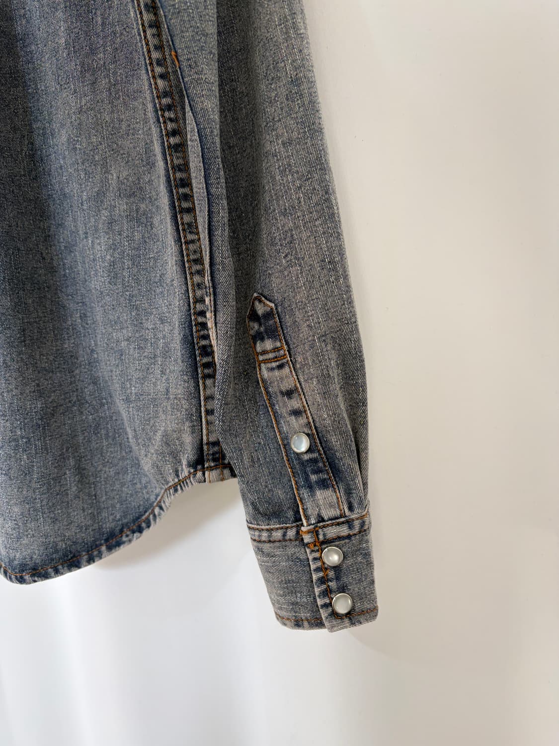 GENNARO denim western shirt  상품이미지5