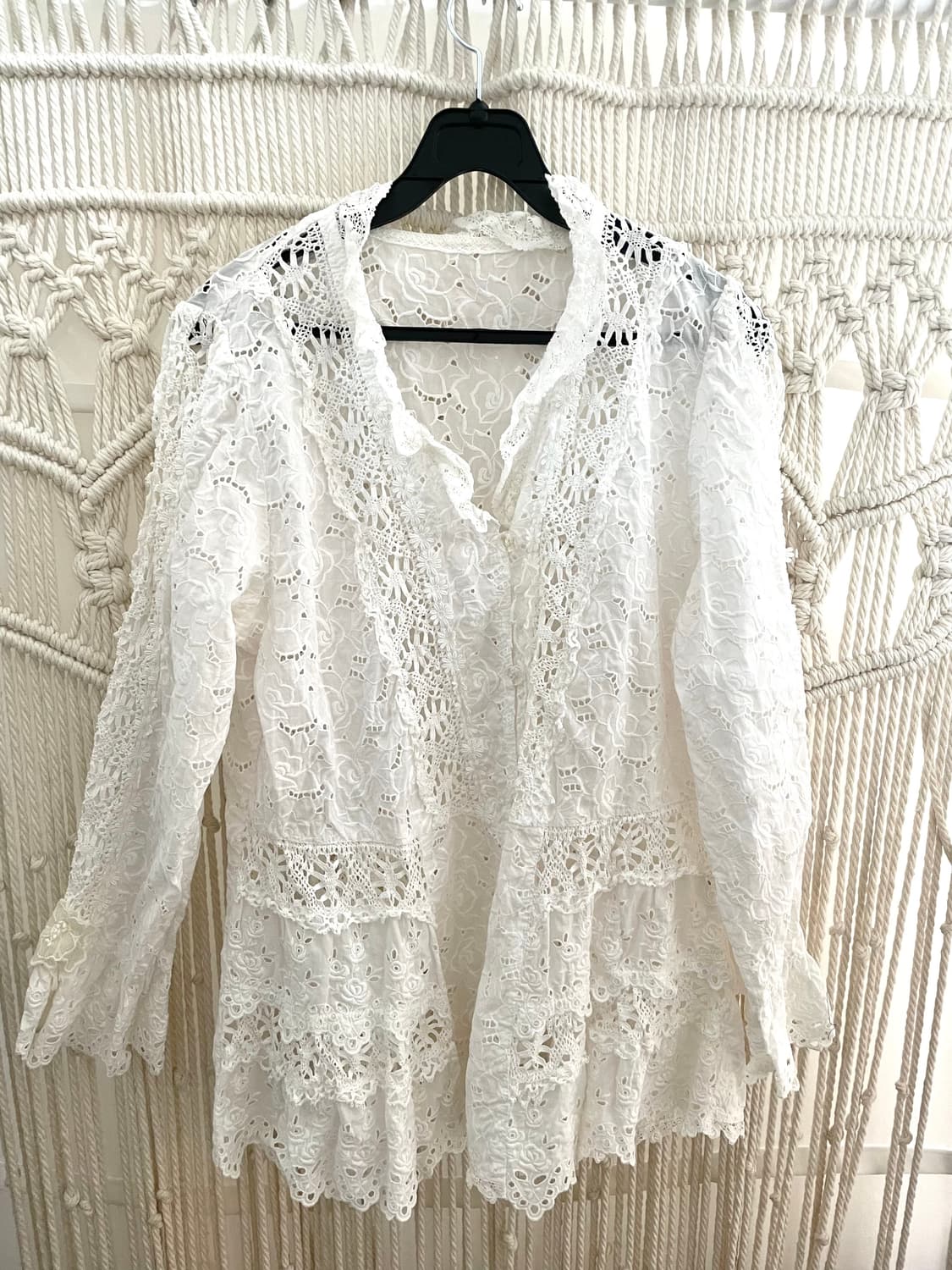 빈티지 레이스 블라우스 상품이미지1