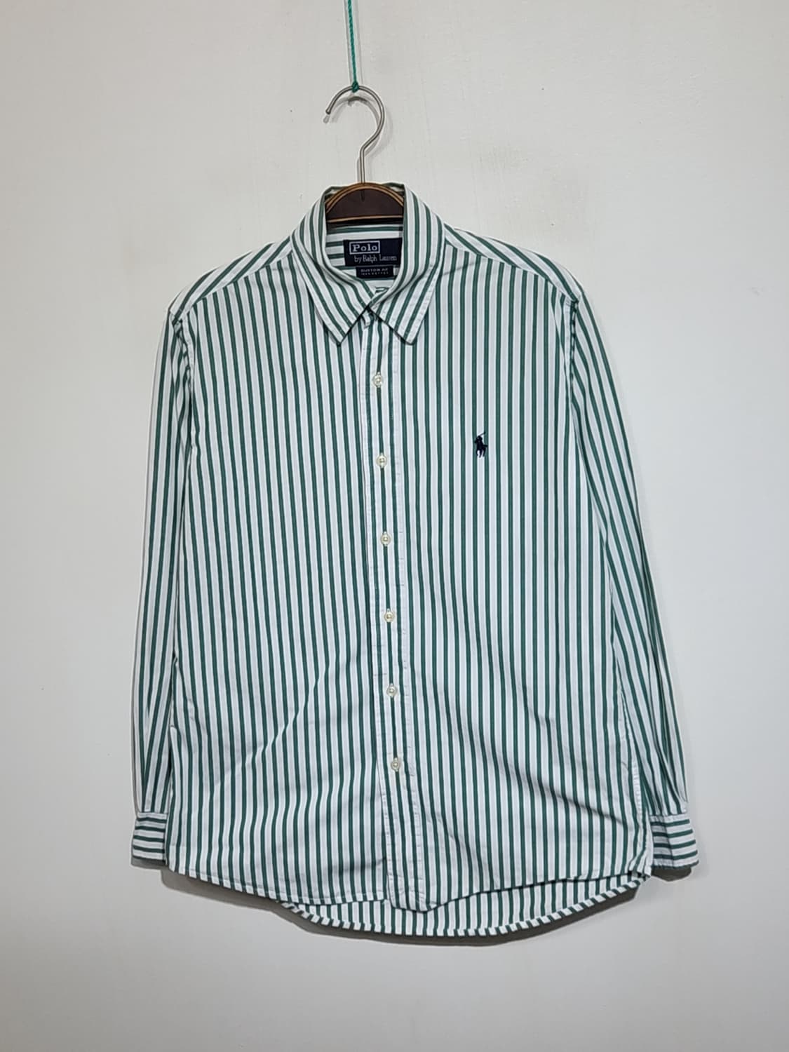 (M) 랄프로렌 폴로 남방 스트라이프 로고 셔츠  상품이미지1
