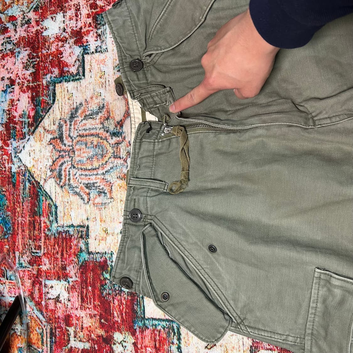 [31] 50s US ARMY M-51 카고 팬츠 상품이미지3