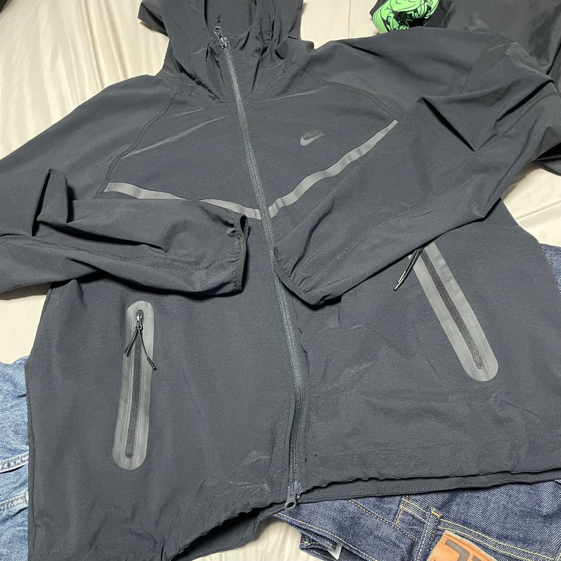 나이키 테크 우븐 풀집 자켓 블랙 상품이미지1