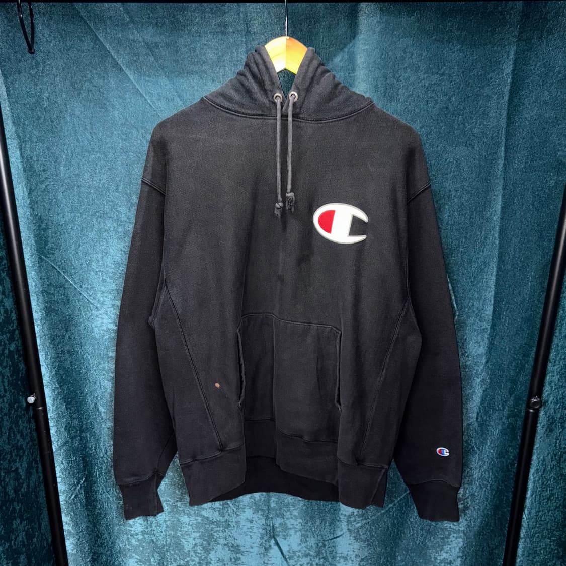 (L) 챔피온 빅로고 리버스위브 오버 후드티 상품이미지1