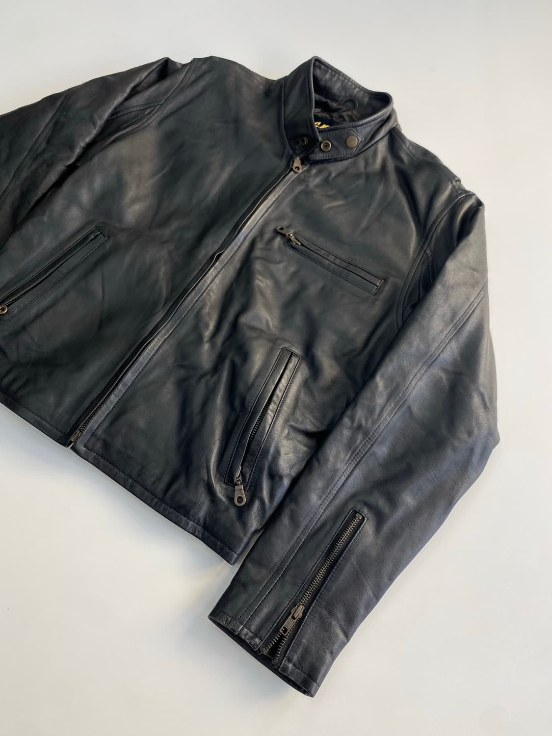 [90-95] 90s Vintage Leather Ja 상품이미지4