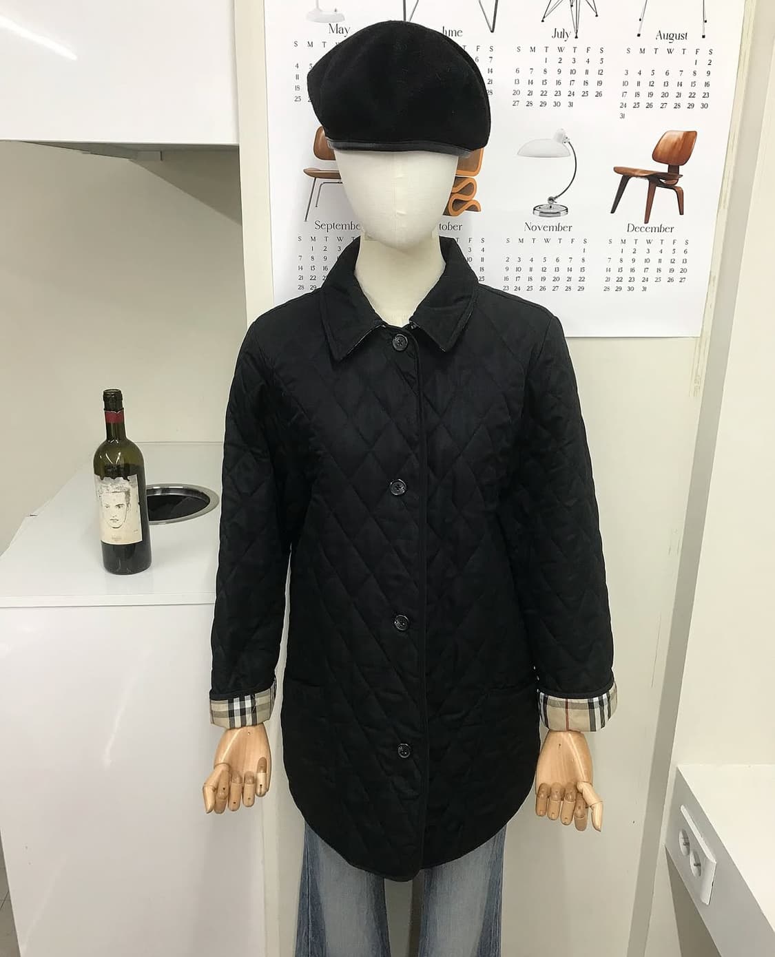 버버리 블랙 퀼팅 자켓 상품이미지9