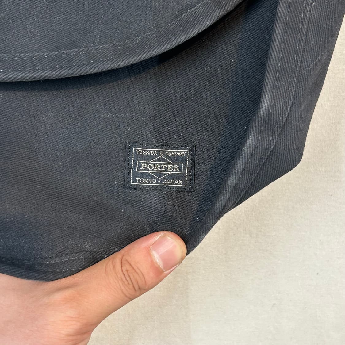 요시다 포터 스테인 블랙 메신저백 가방 숄더백 크로스백 W34 상품이미지2