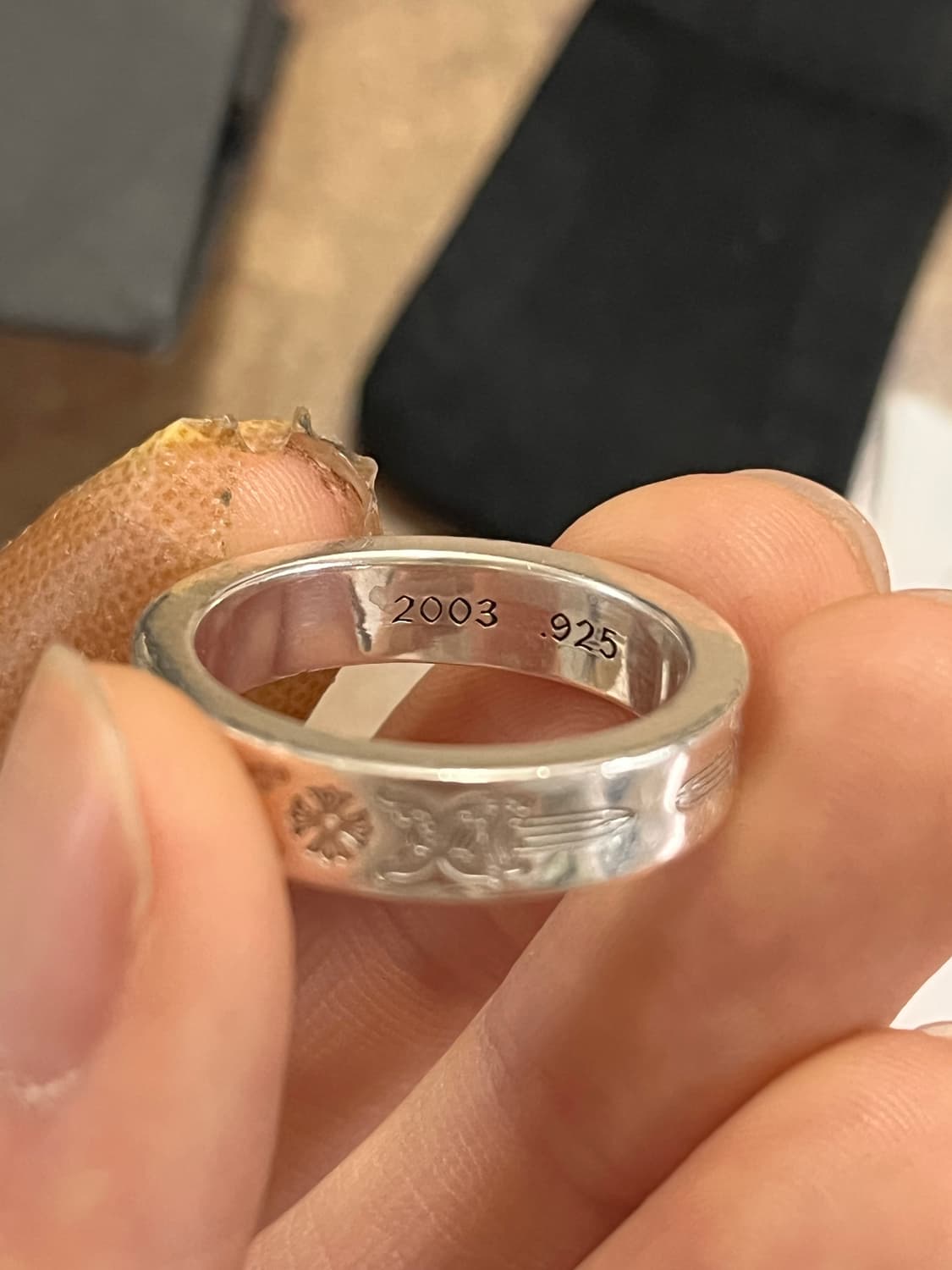 크롬하츠 스페이서 대거링 6mm 24호 황금사이즈 풀구성품 상품이미지6