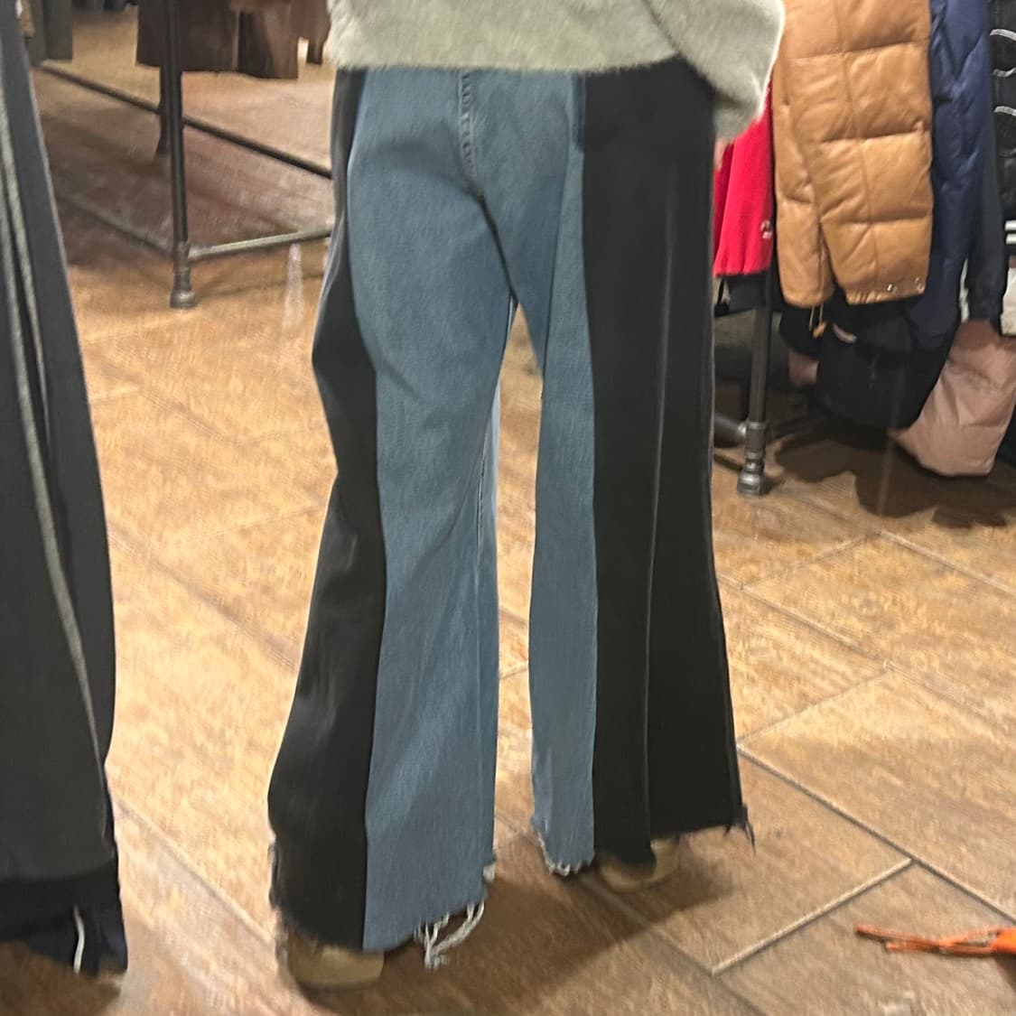 [HI] 폴로진스 투톤 와이드 데님 팬츠 상품이미지5