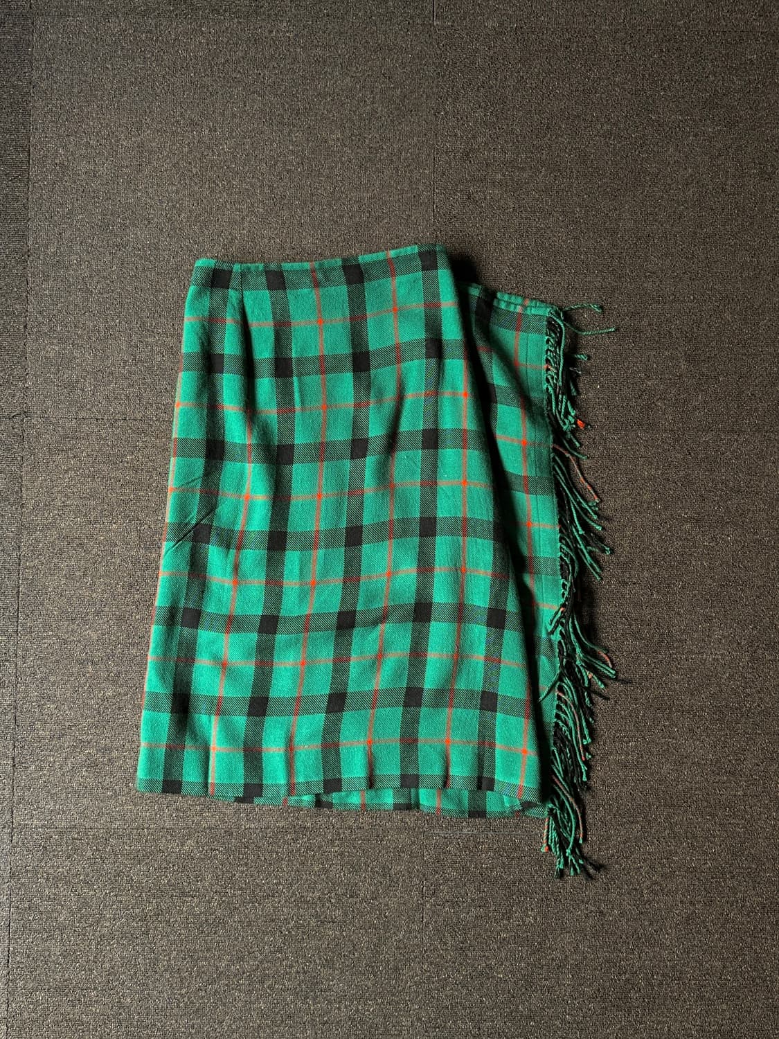 JW Anderson x Uniqlo 프린지 체크 스커트 상품이미지8