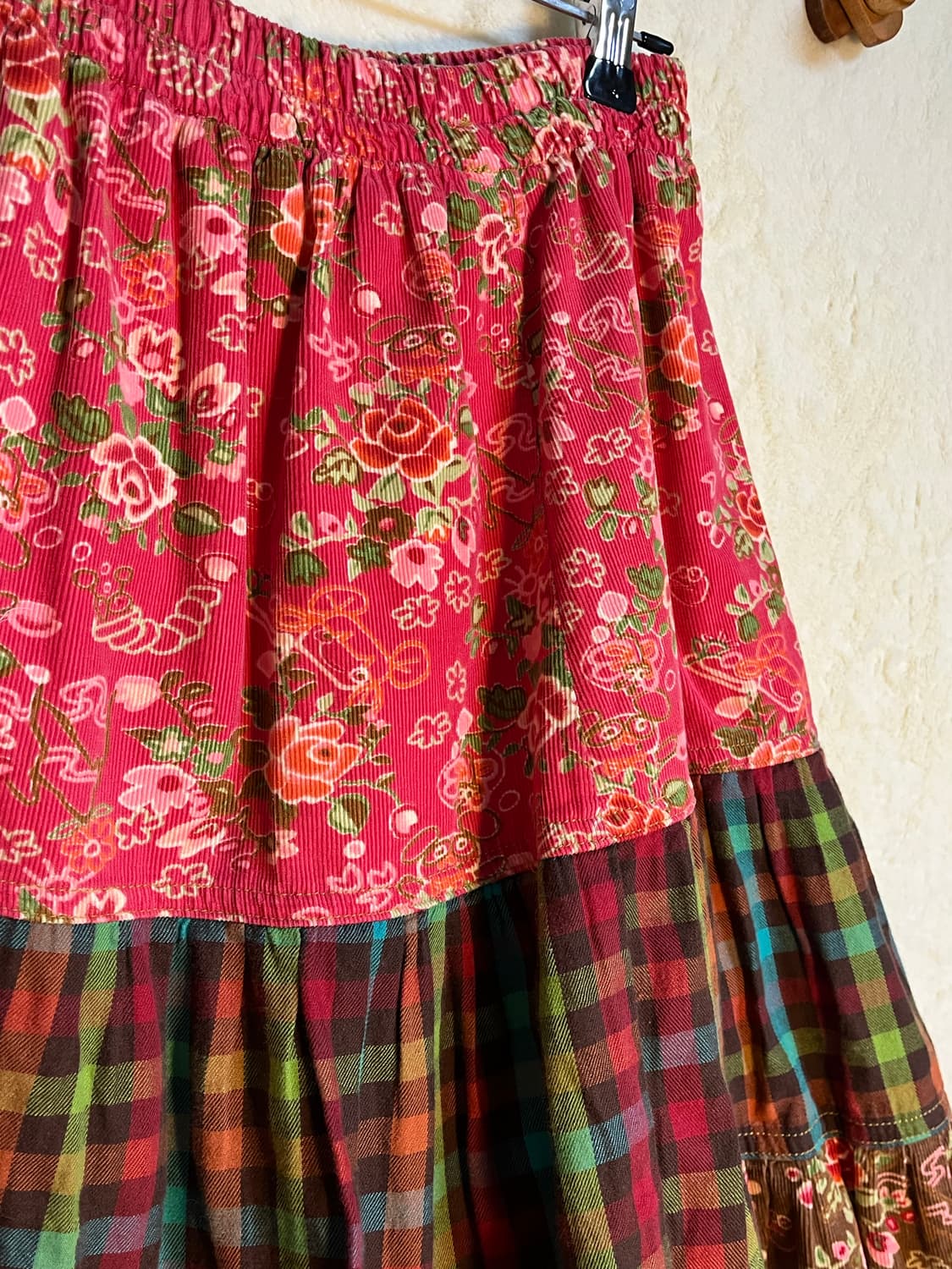 빈티지 하구미 코듀로이 패치 스커트 상품이미지4