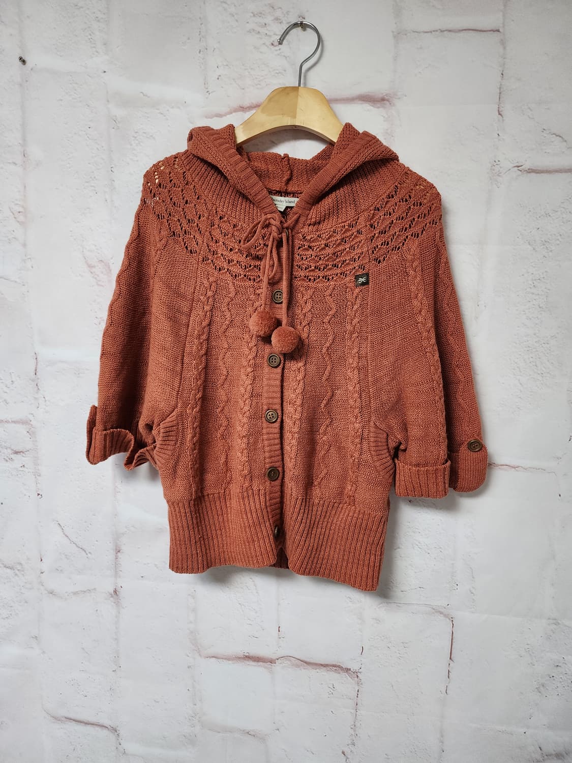 Thursday Island 후드 니트 가디건 상품이미지1