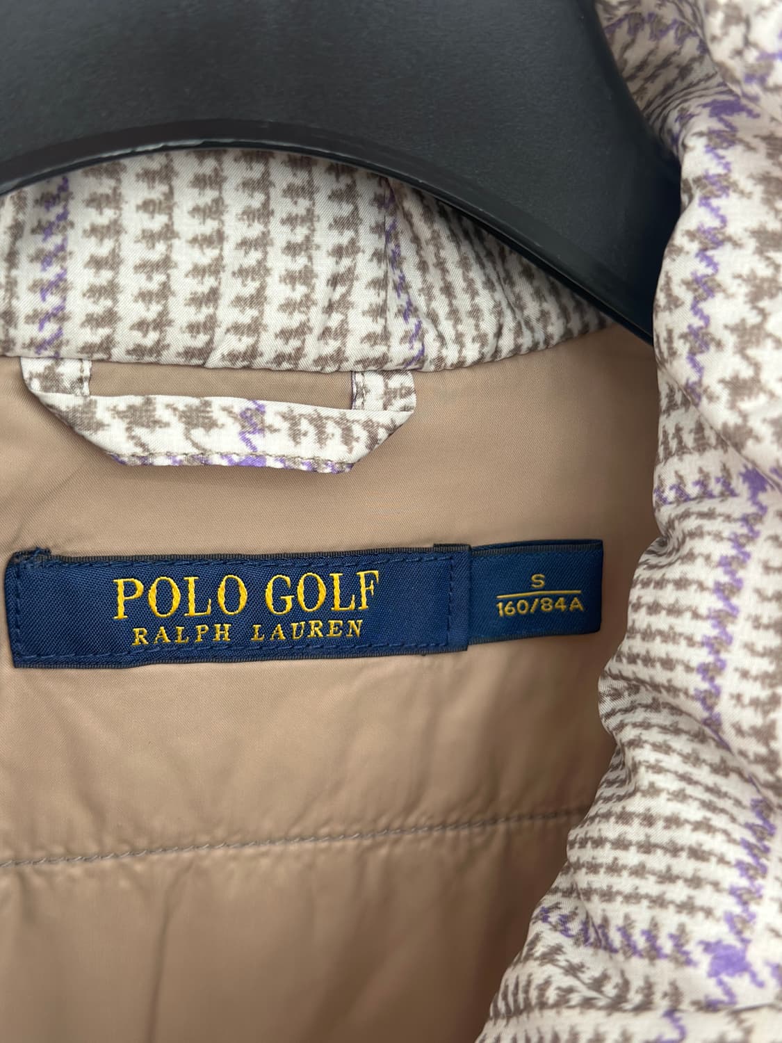 폴로 골프 하운드체크 패딩 점퍼   상품이미지8