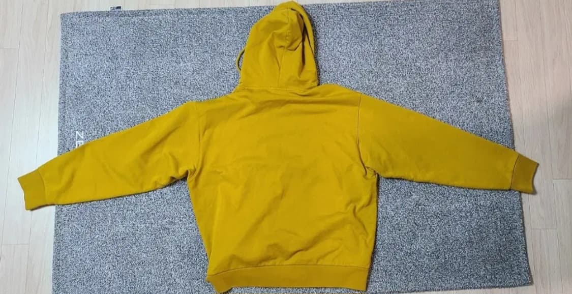 커스템옐로우 후드티 상품이미지3