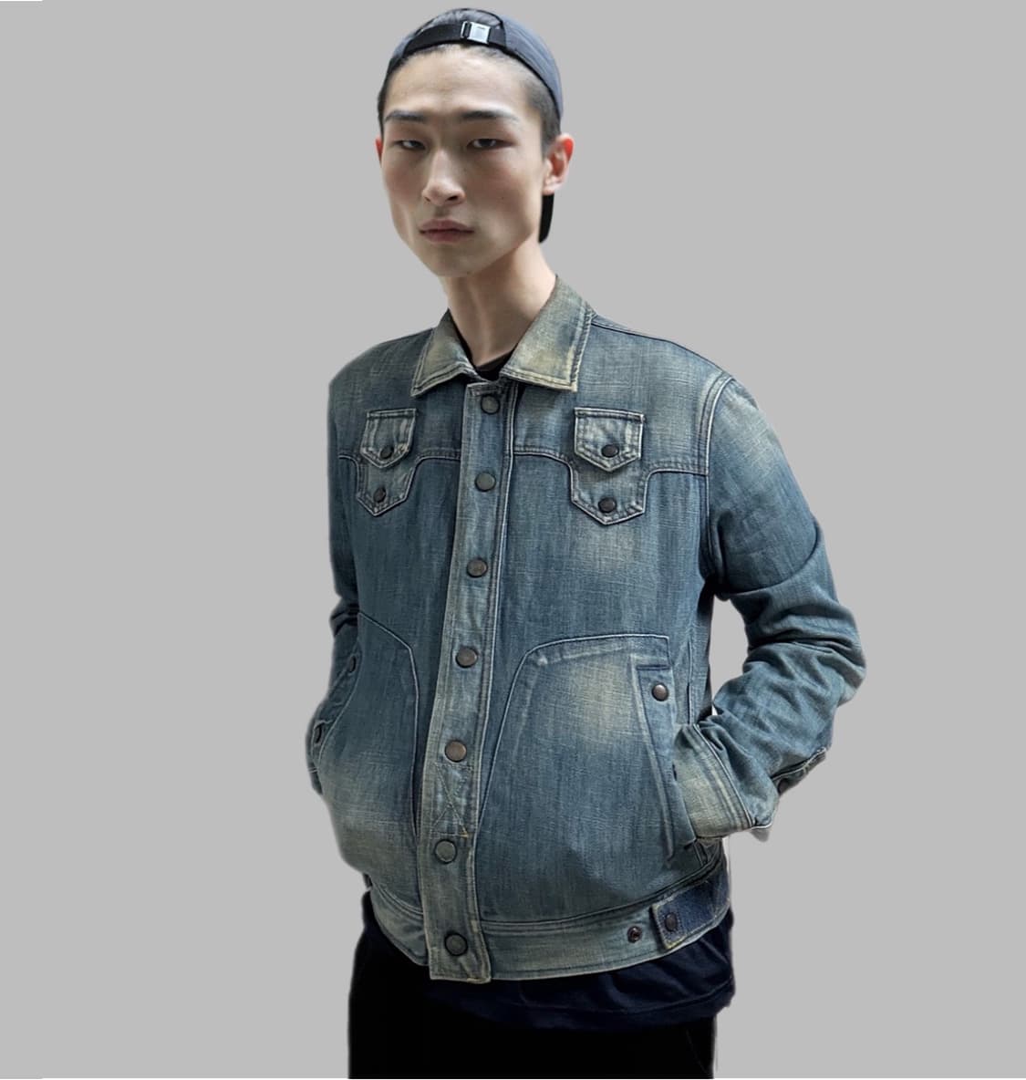 디젤 워시드 데님자켓 상품이미지1