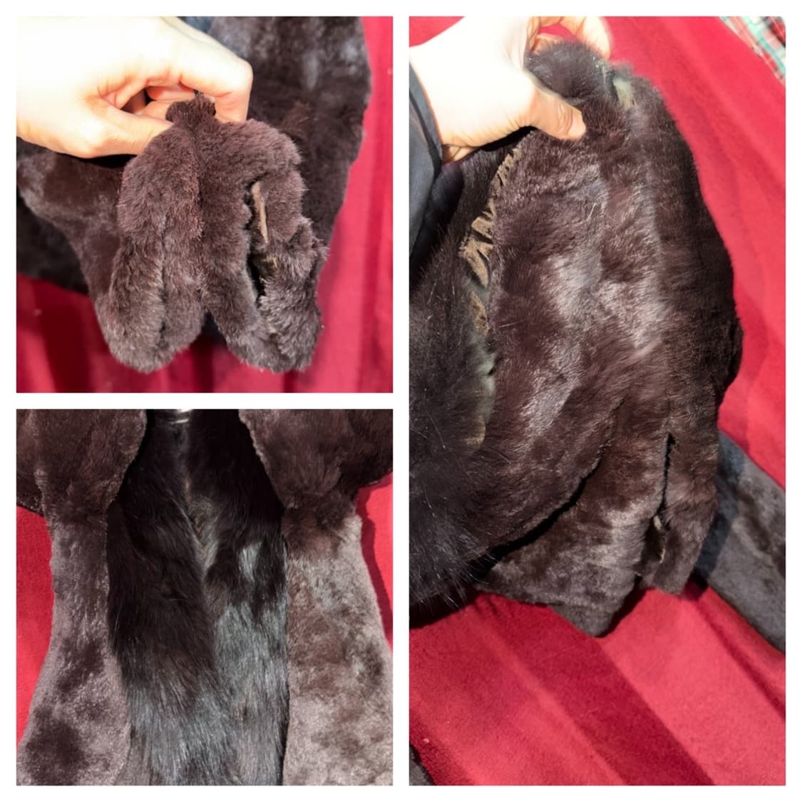 빌리윌리 토끼털 여우털 퍼코트 자켓 상품이미지8