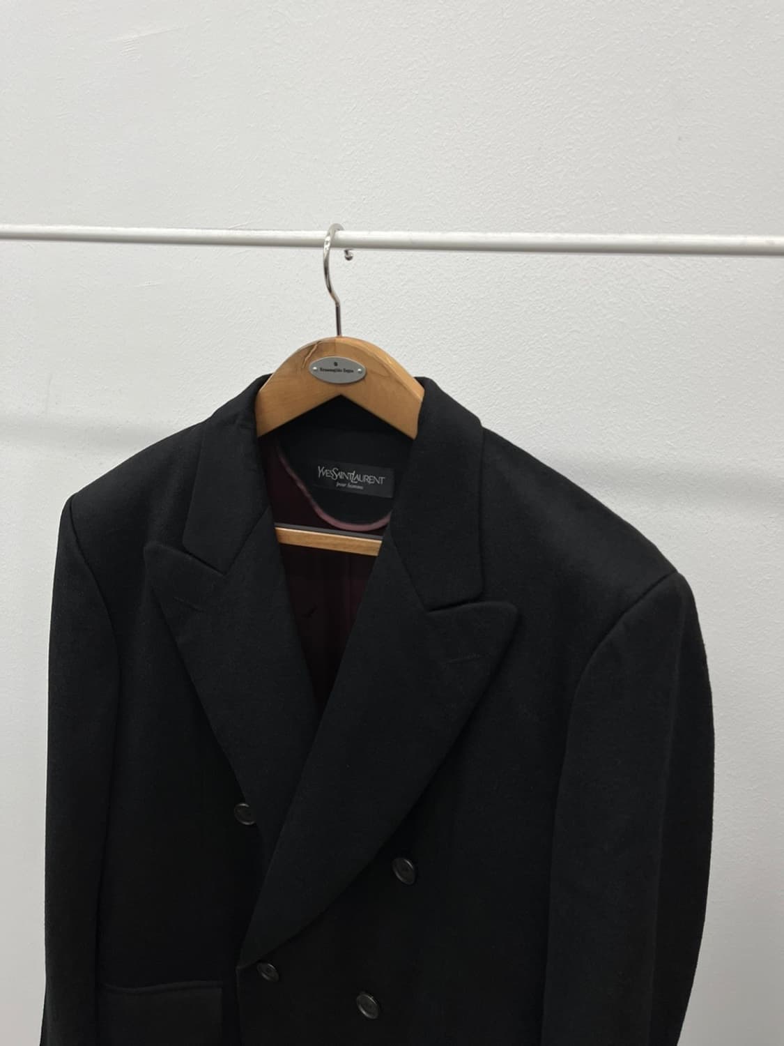 110) 입생로랑 캐시미어100% 롱코트  상품이미지2