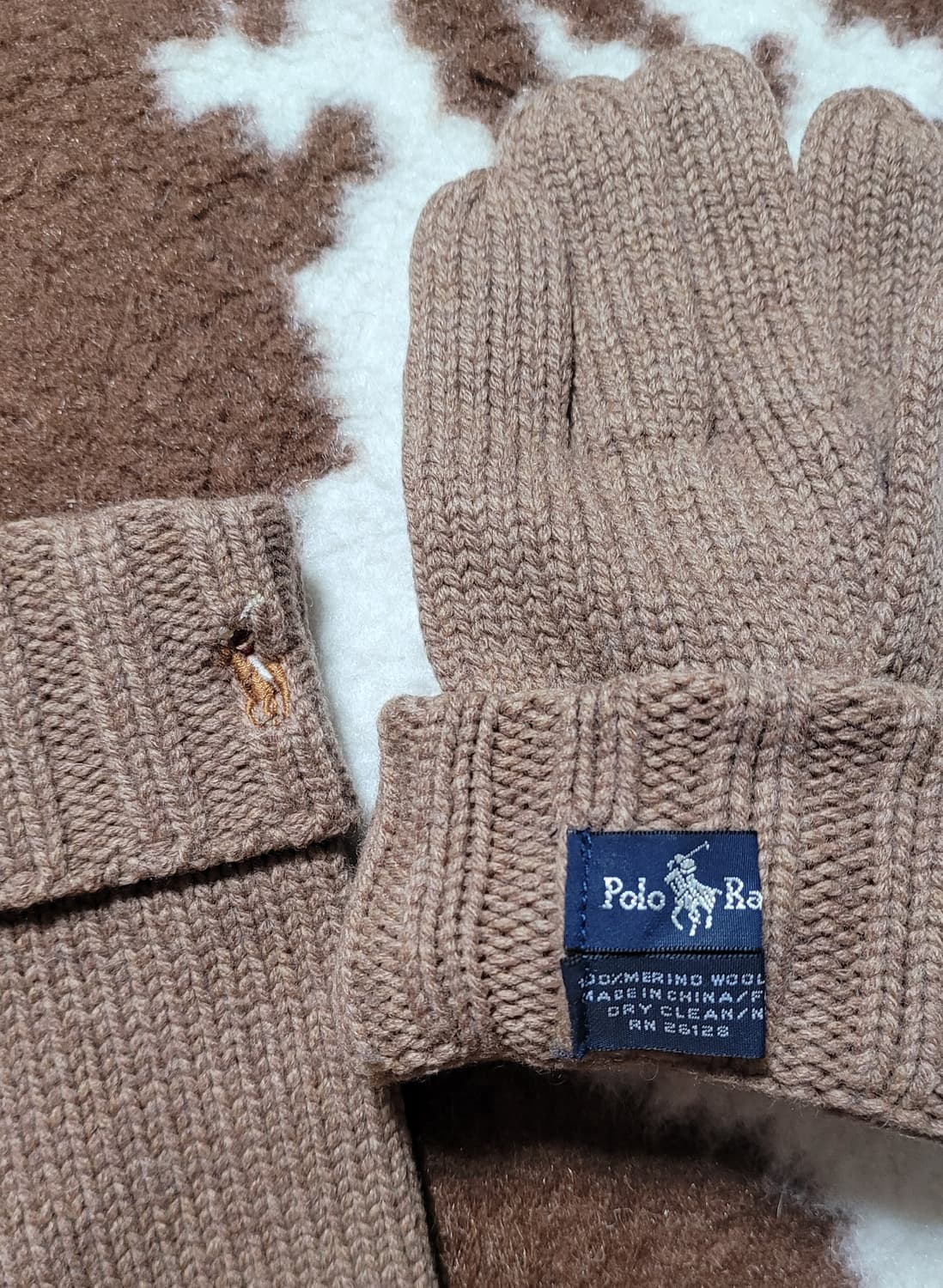 폴로 랄프로렌 남성용 메리노 울 장갑 상품이미지5