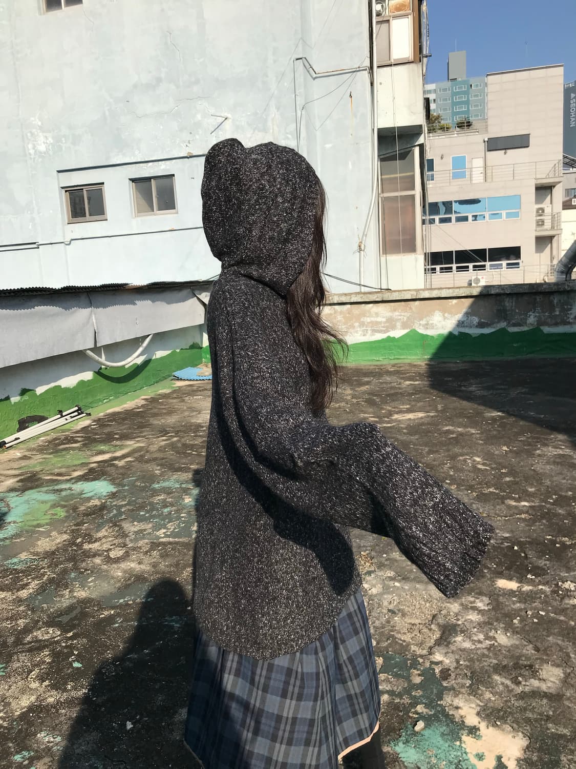 빅 니트 후디 상품이미지7