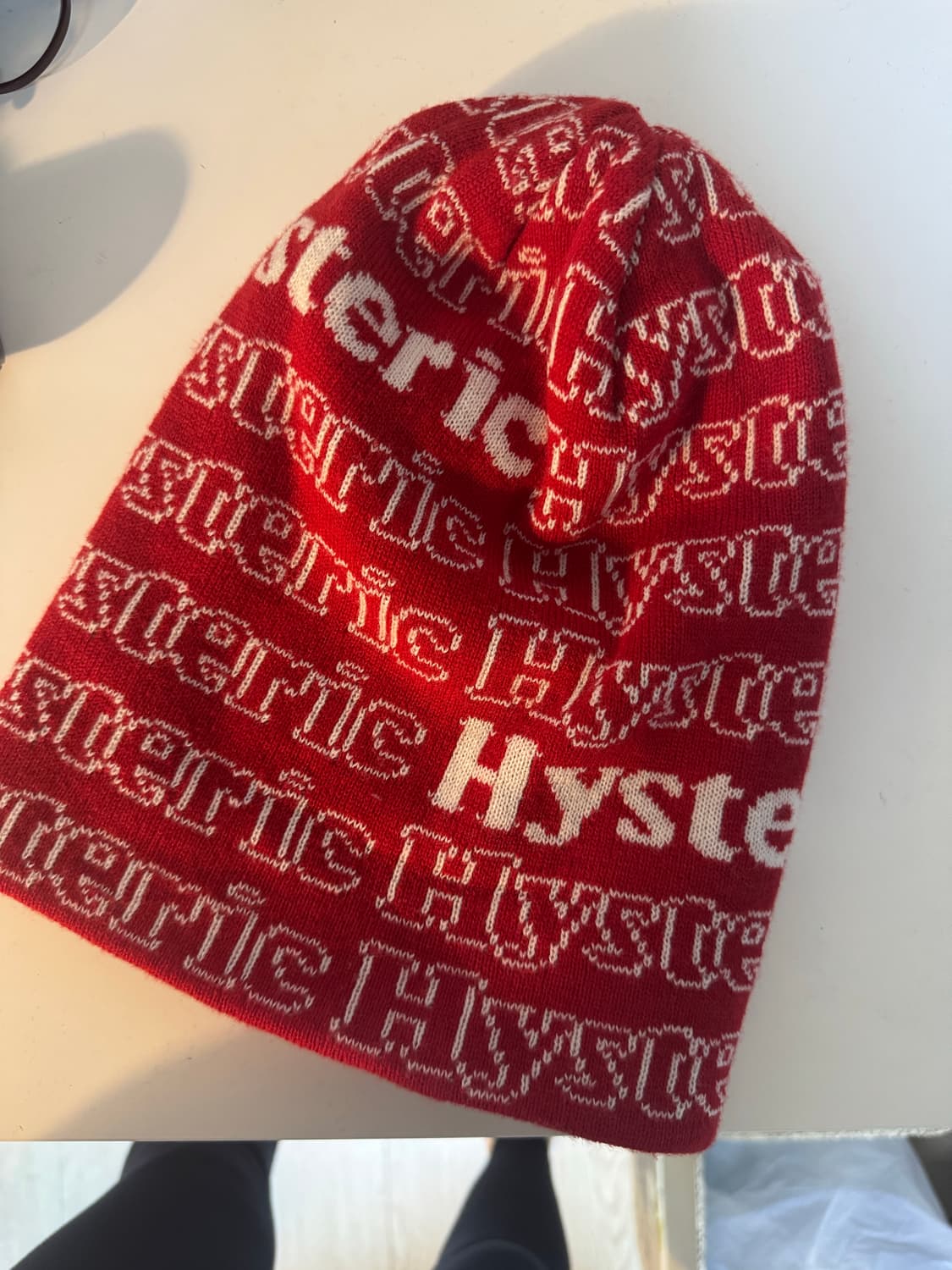 히스테릭글래머 레드 비니 상품이미지2