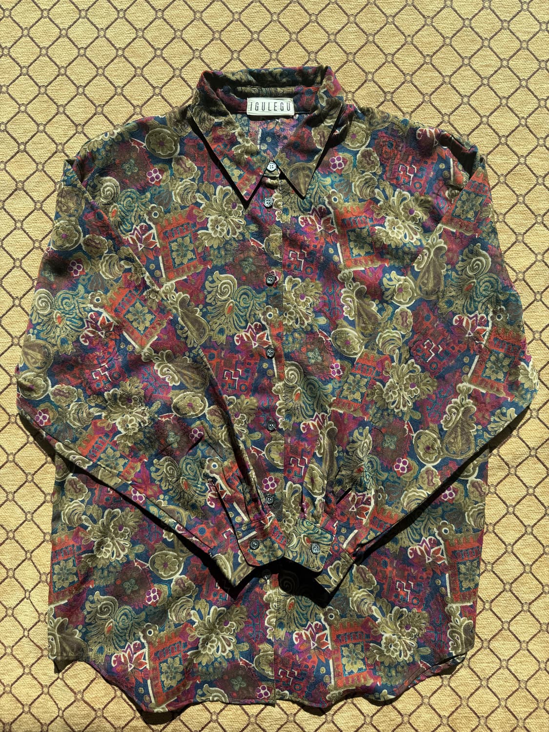 플라워 패턴 셔츠 상품이미지2