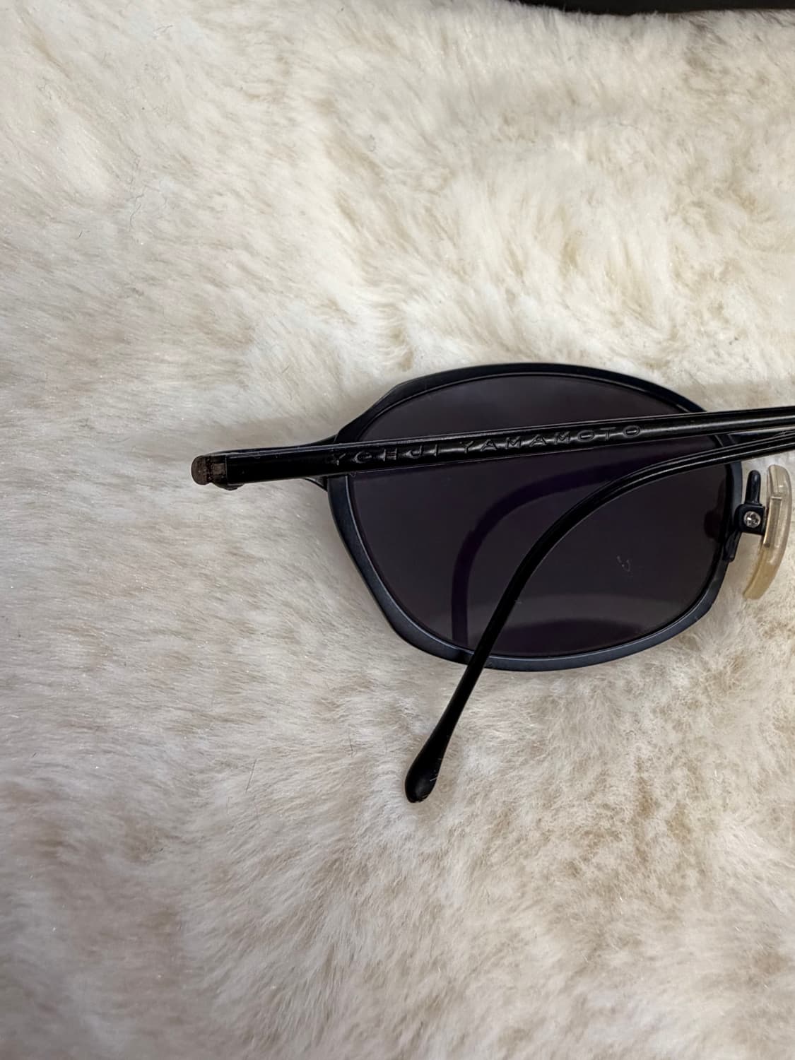 -90‘s Yohji Yamamoto Small Oval sunglass 상품이미지4