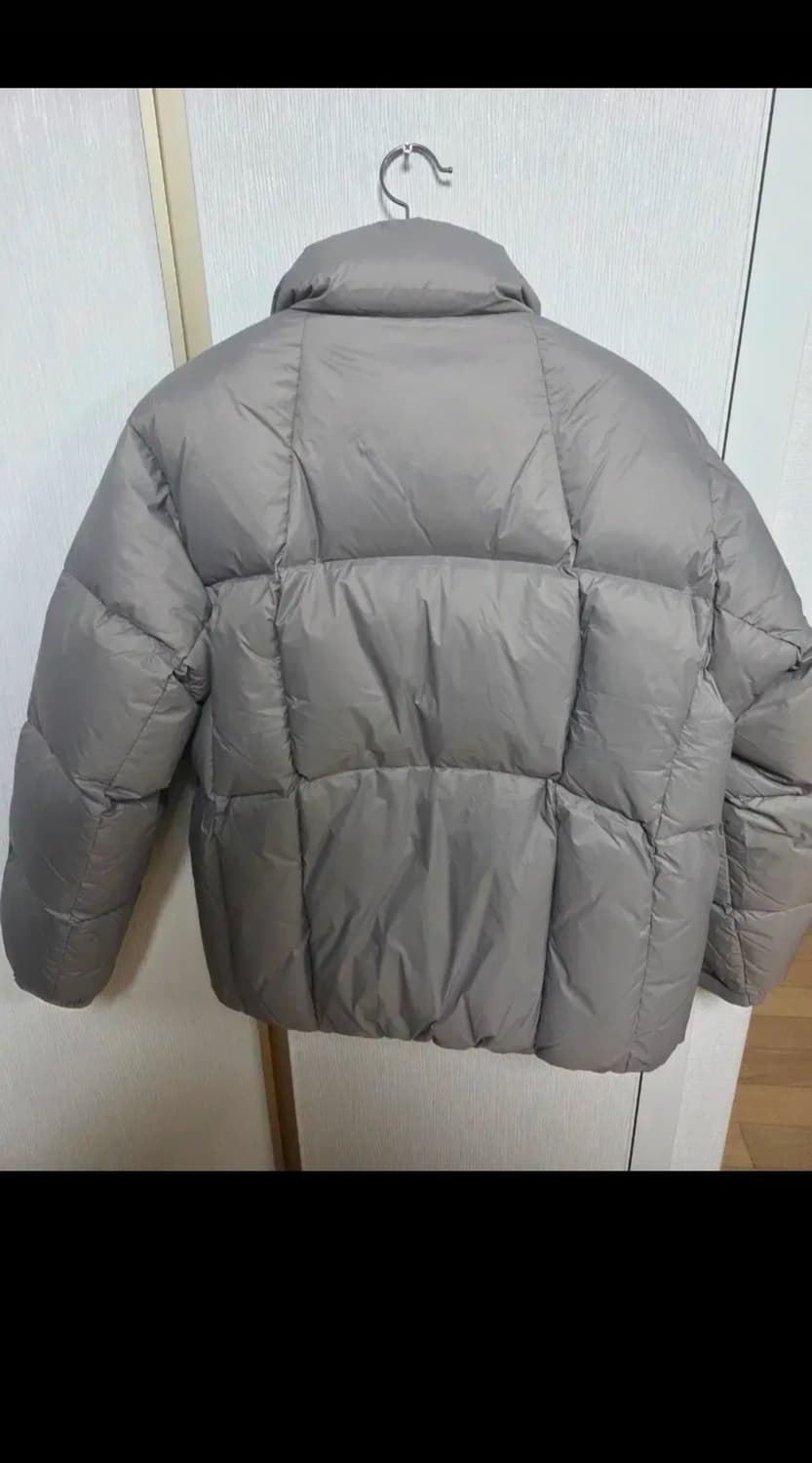 에스피오나지 웨이브 푸퍼다운 숏패딩 스톤그레이 M 상품이미지4