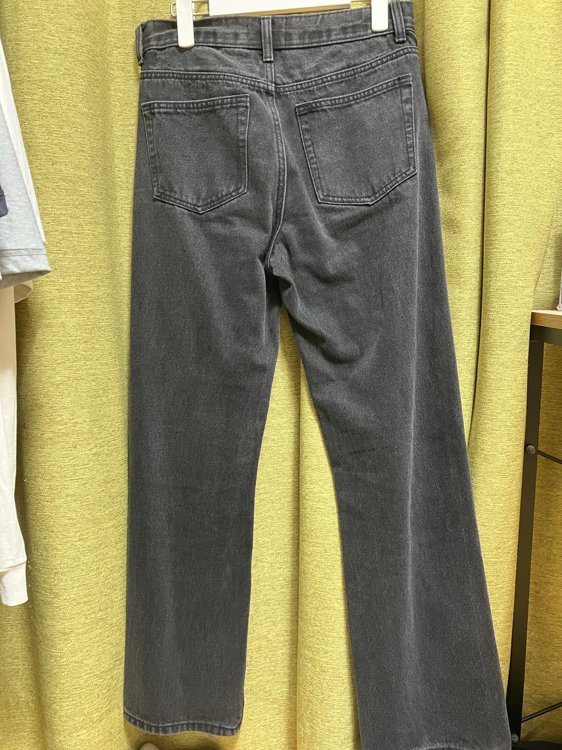 무신사 스탠다드 스트레이트 데님 팬츠 워시드 블랙 28 상품이미지3