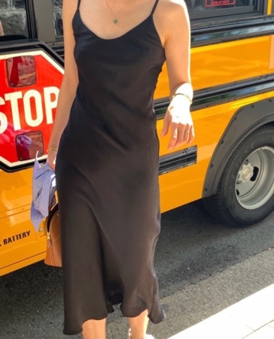 새상품) 모네 mone dear silk dress 리본빛 실크 원피스 상품이미지5