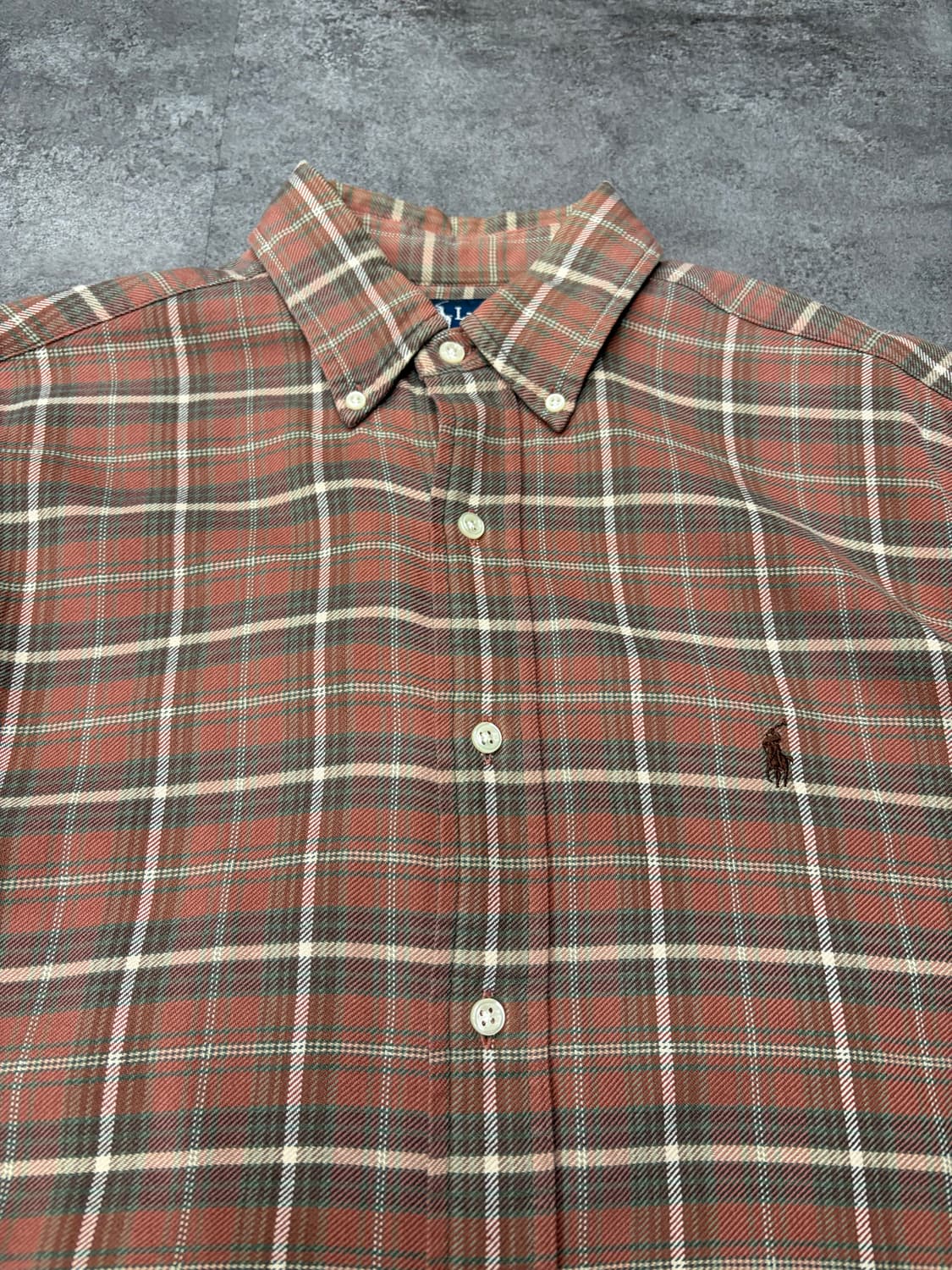 폴로 랄프로렌 플란넬 체크 셔츠 상품이미지5