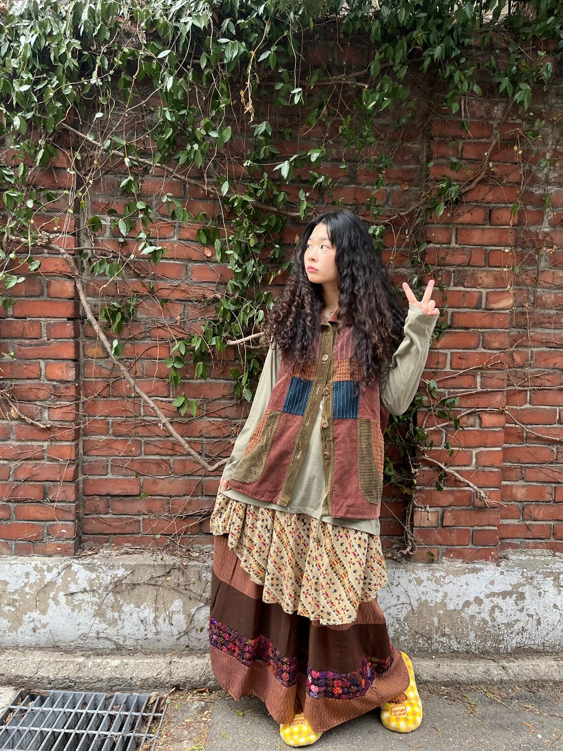 빈티지 히피 코듀로이 베스트 상품이미지1