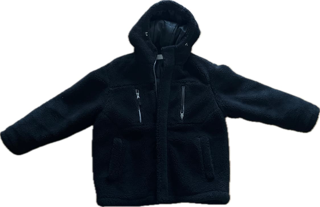 검정 투웨이지퍼 후리스 상품이미지1