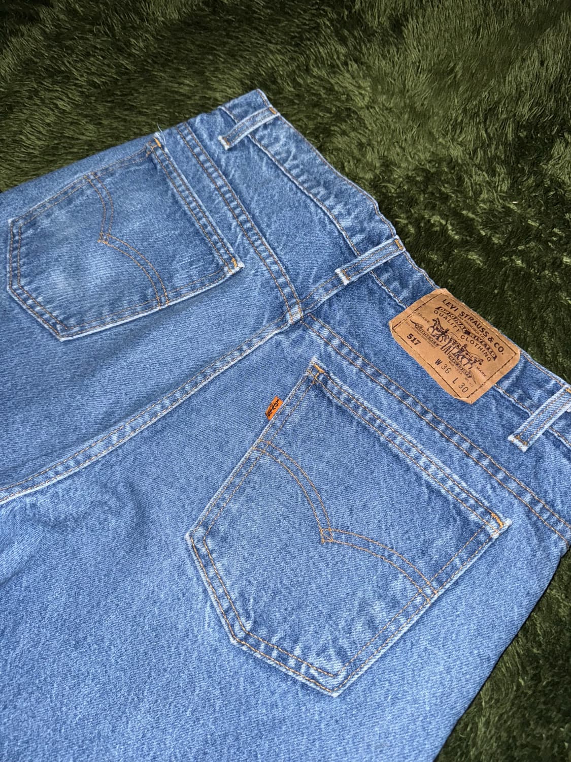 [W36/L30] 90s 리바이스 517 오렌지탭 MADE IN USA 상품이미지9