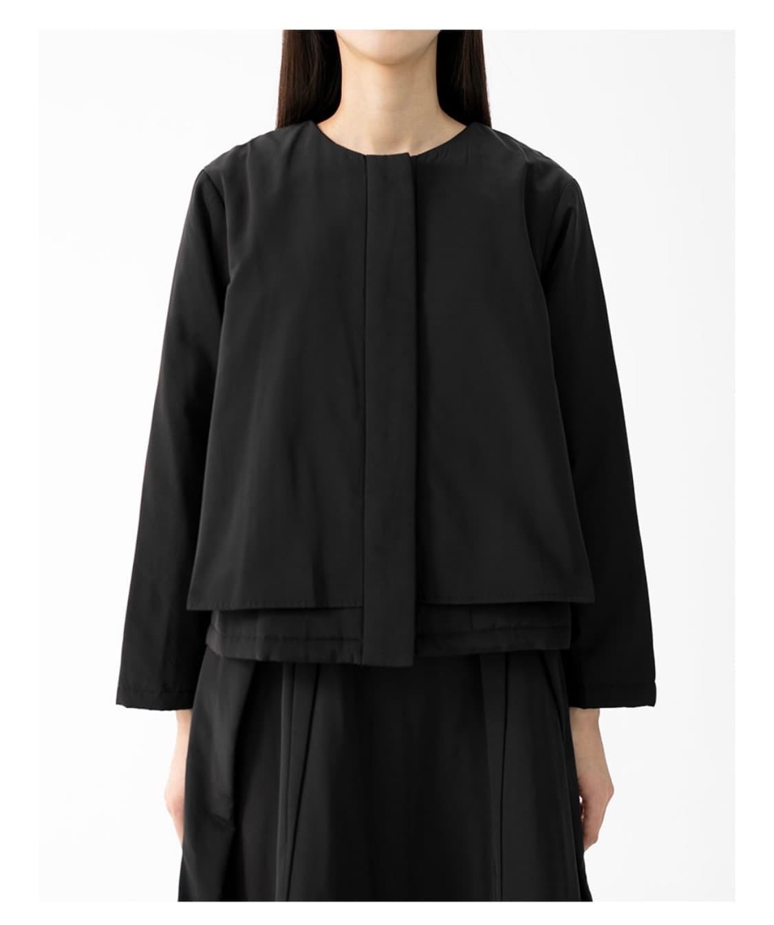 유노이아 padding jacket black 블랙 상품이미지3