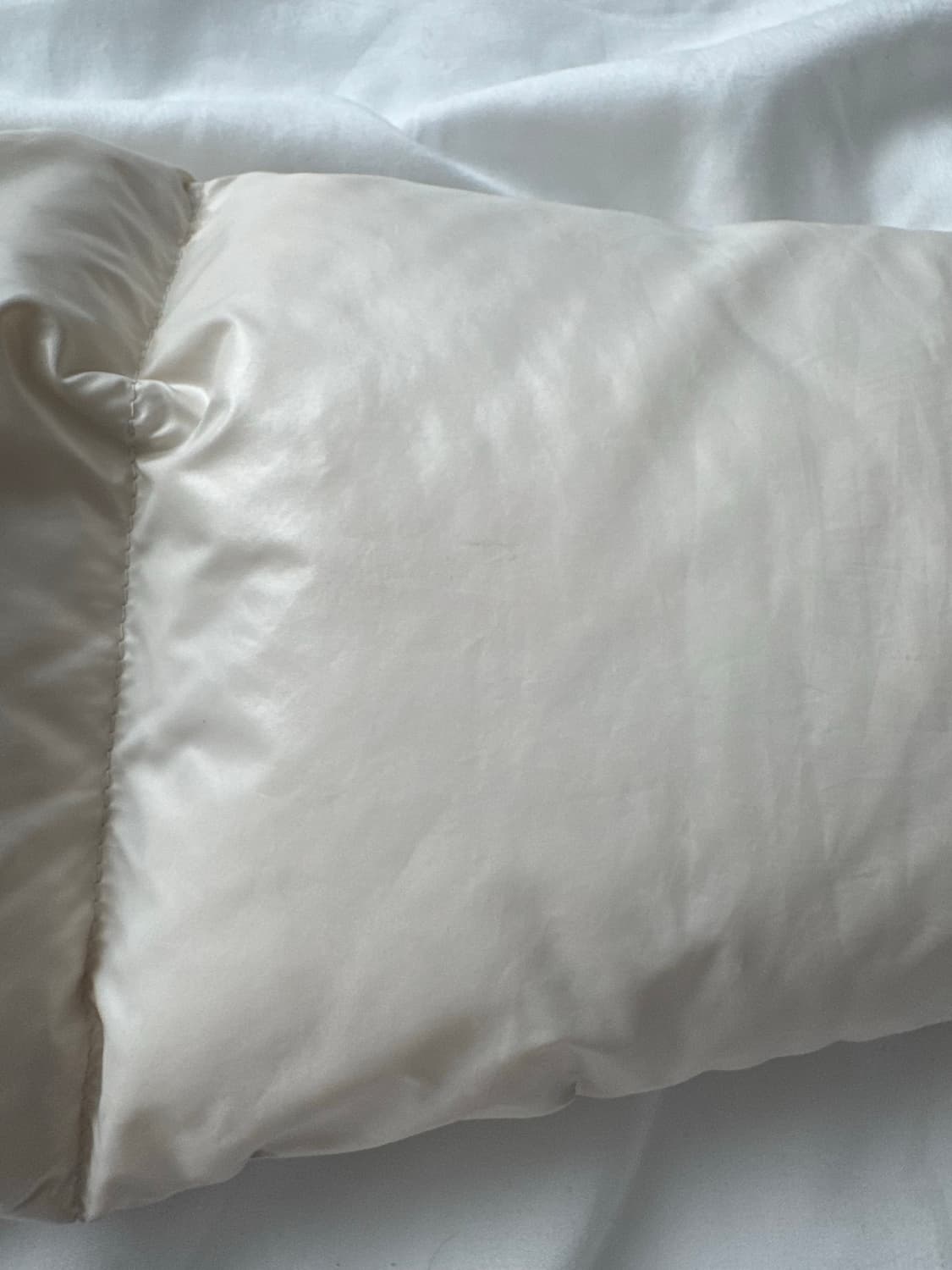 (W) 노스페이스 화이트 라벨 노벨티 눕시 다운 자켓 크림 베이지 상품이미지3