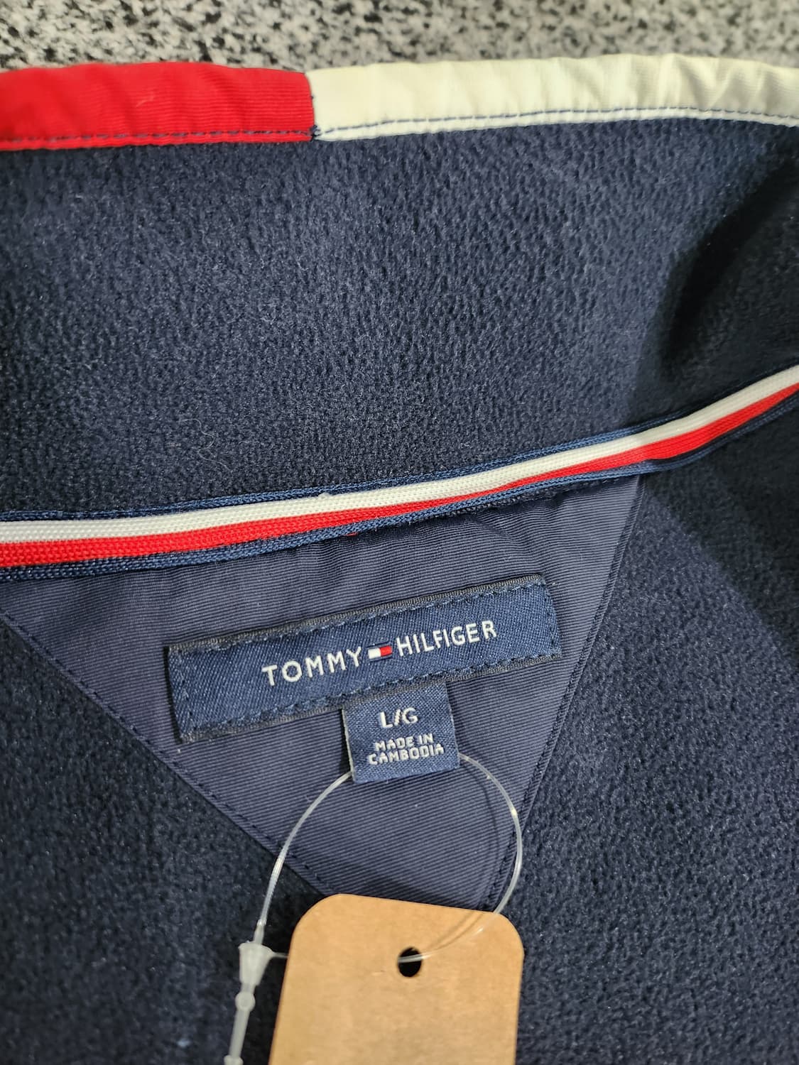 타미 힐피거(Tommy Hilfiger) 배색 집업 자켓 상품이미지4
