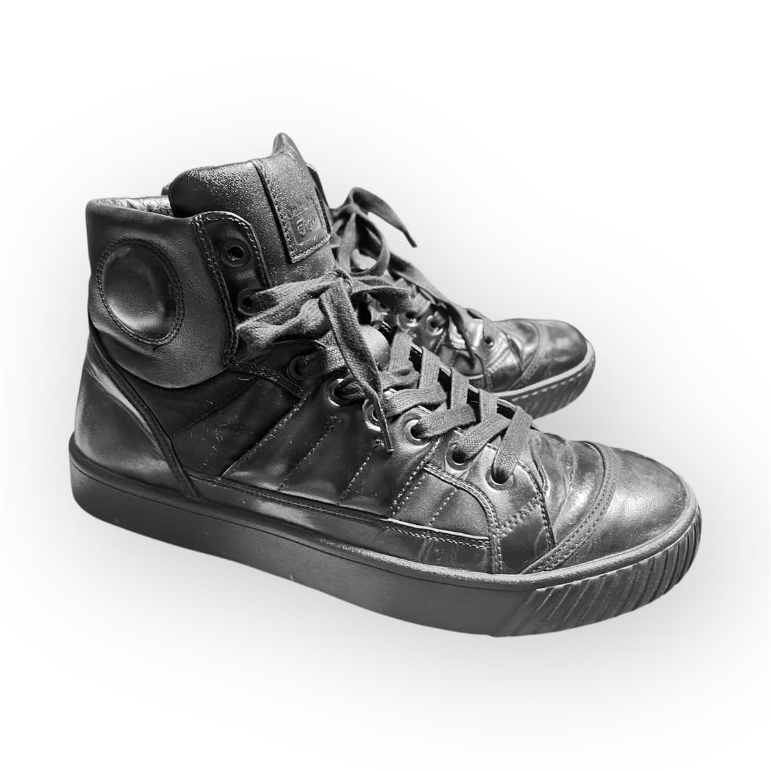 오니츠카 타이거 블랙 하이탑 스니커즈 상품이미지3