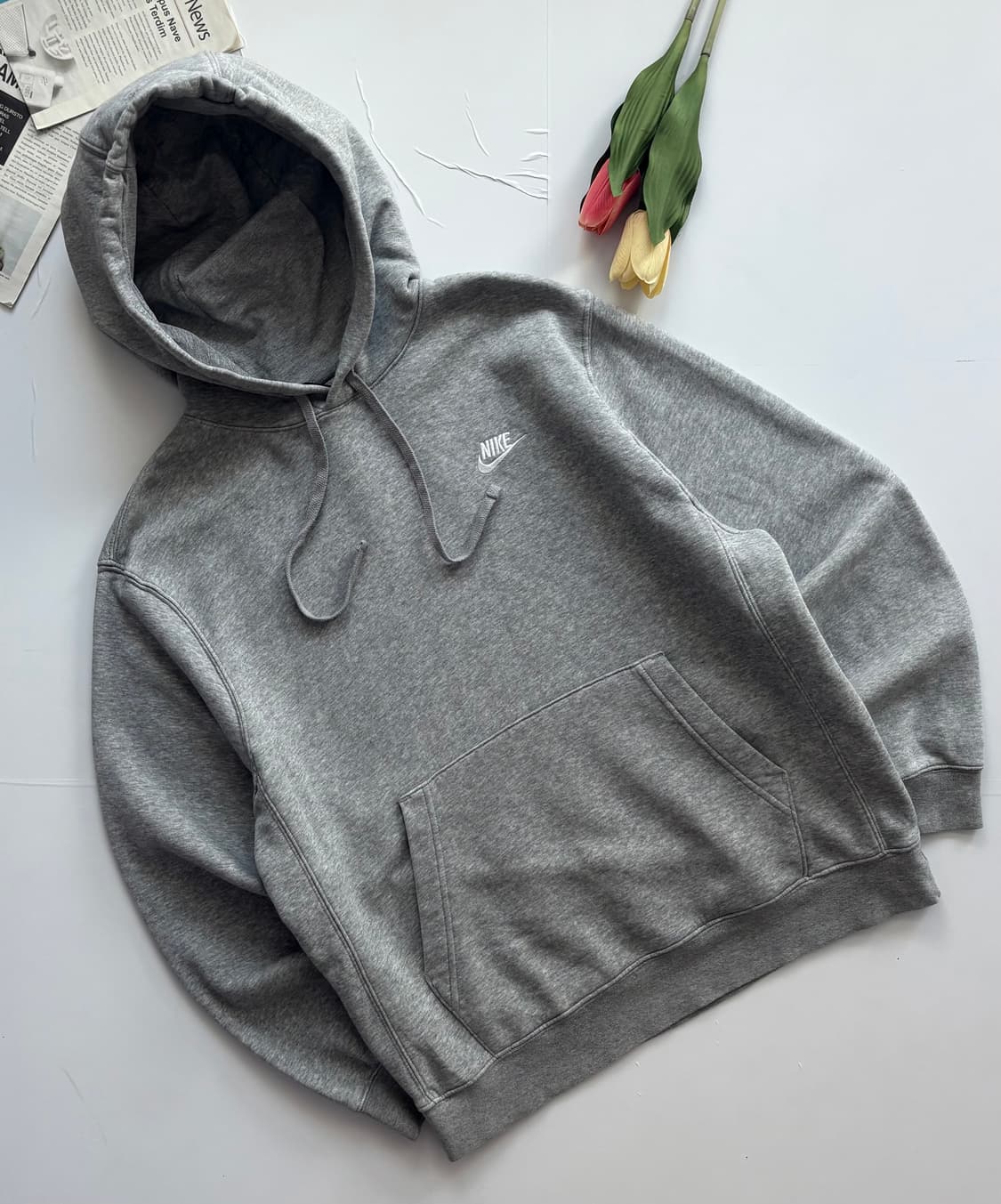 Nike 나이키 오버핏 그레이 후드티 상품이미지1