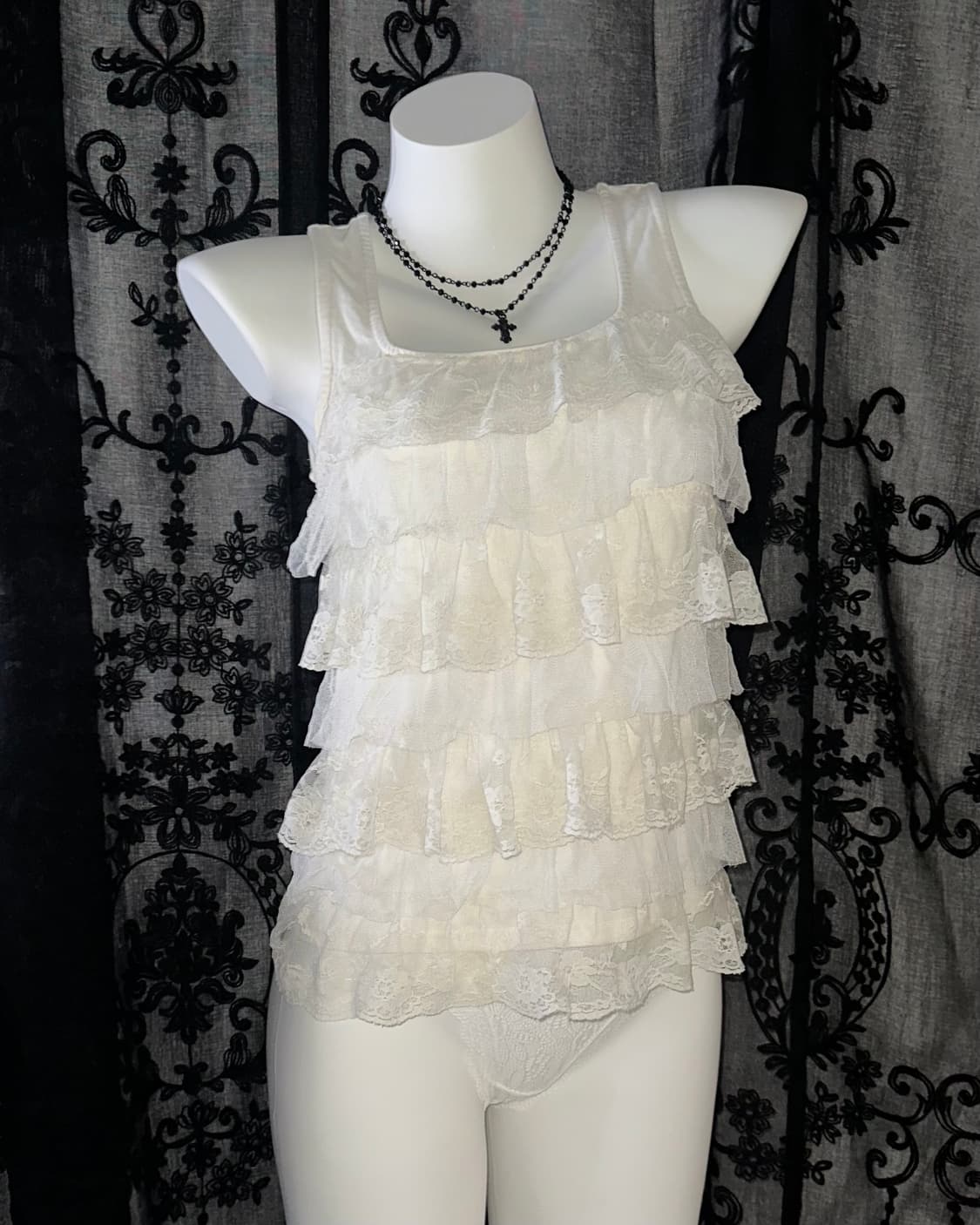 white lace slip 상품이미지1