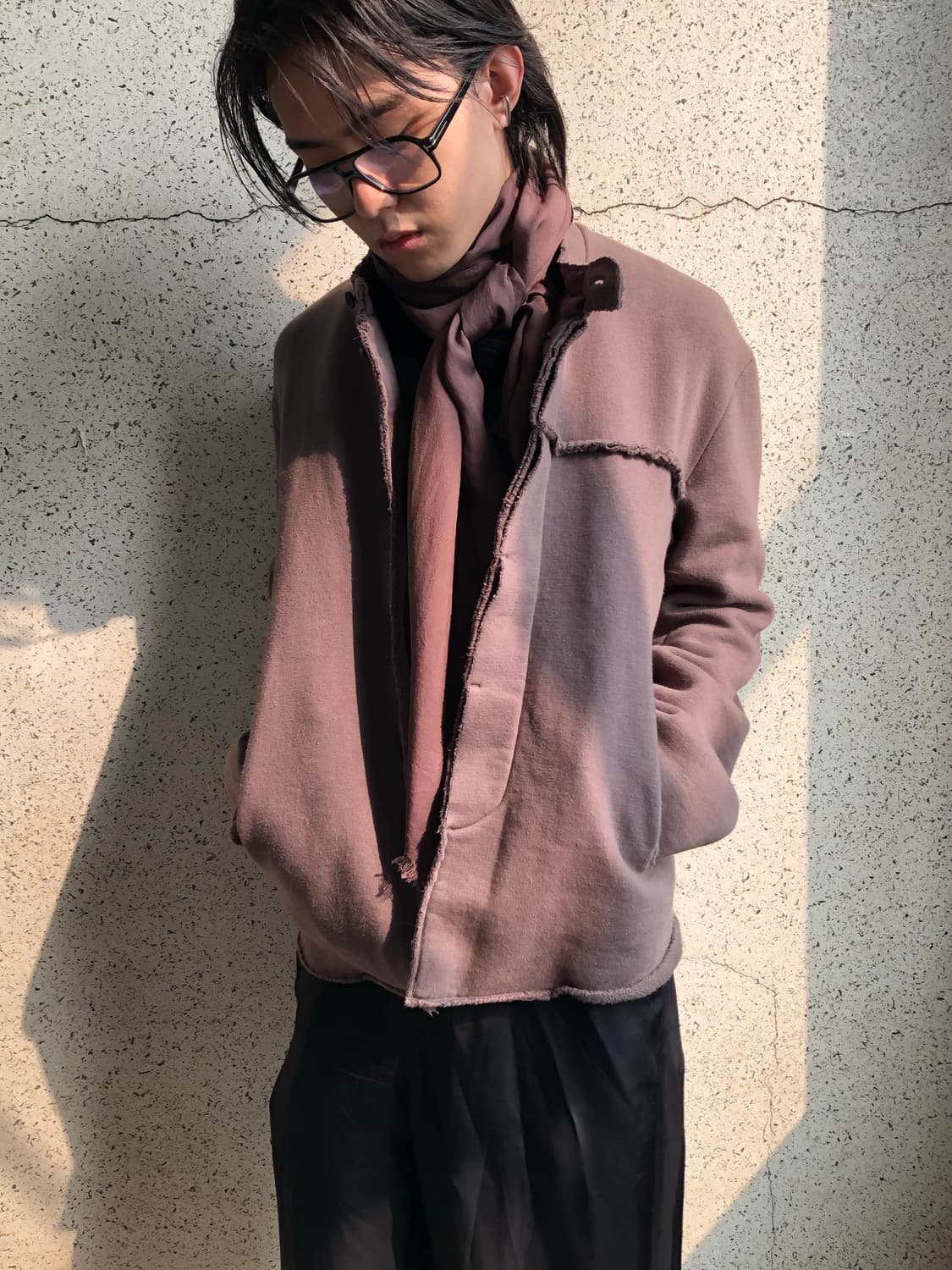 요지야마모토 뿌르옴므 로우 컷 자켓  상품이미지2