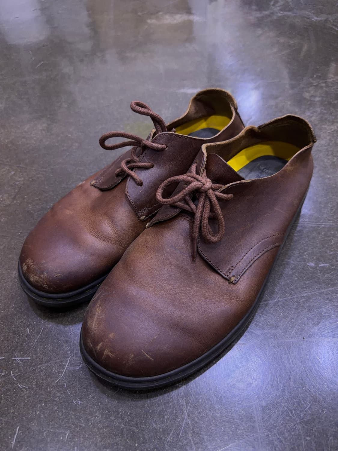 닥터마틴 엘스필드 크레이지 홀스 브라운 더비 슈즈 280 상품이미지1