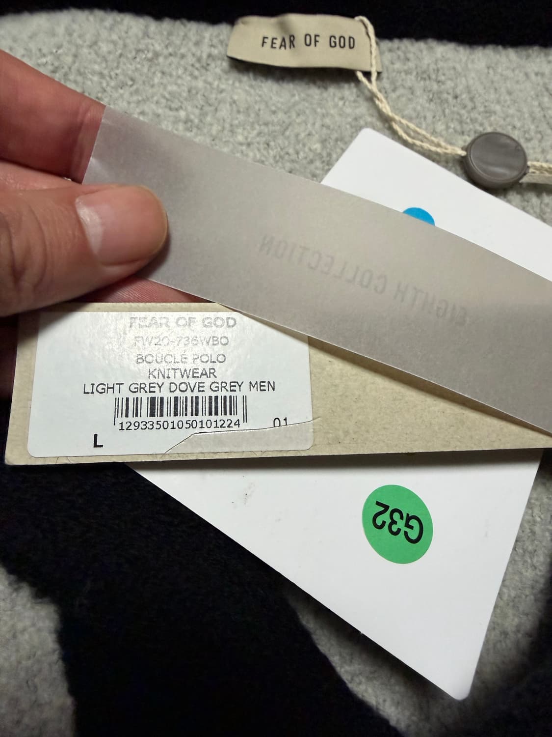 피어오브갓 7th 부클 폴로 니트 L 상품이미지4