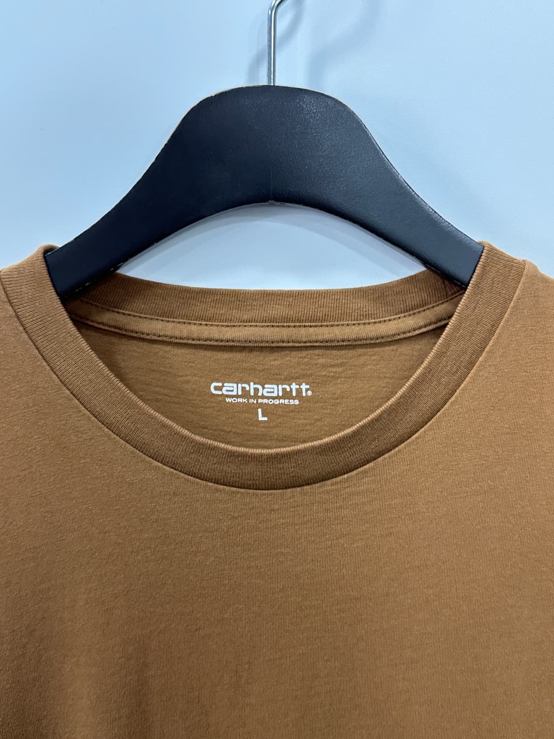 칼하트 로고 반팔티 브라운 L 상품이미지2