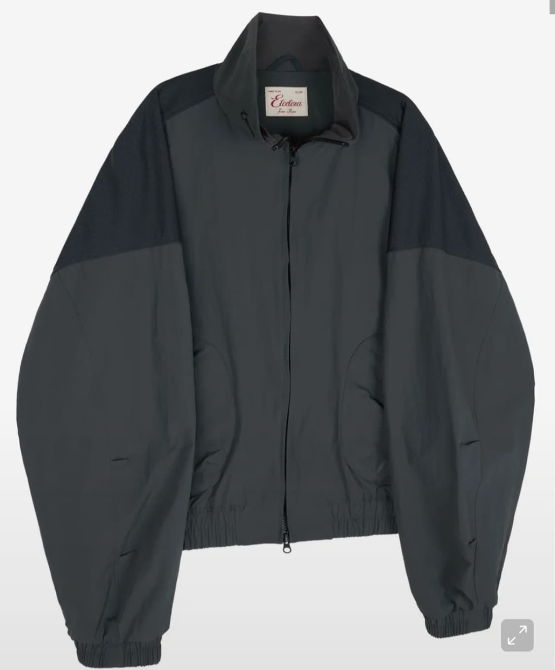 [ETCE] POST TRACK JACKET 바람막이 (GREY) 상품이미지3