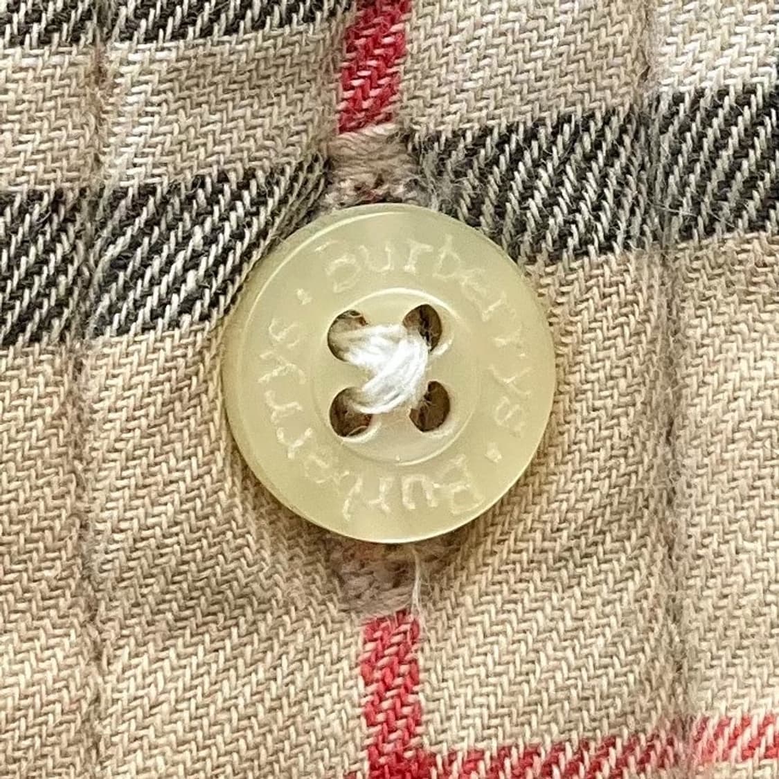 버버리 90s 오리지널 베이지노바체크셔츠 상품이미지7