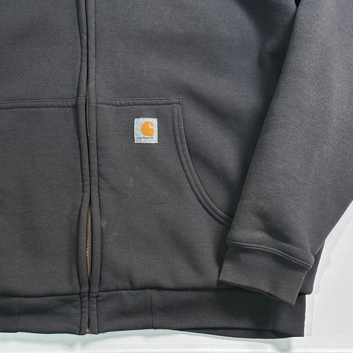 칼하트 페이딩 써멀 후드집업 상품이미지3